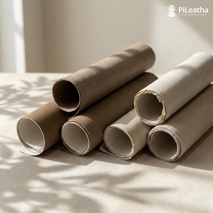 PiLeatha is now featured in leading global material libraries.